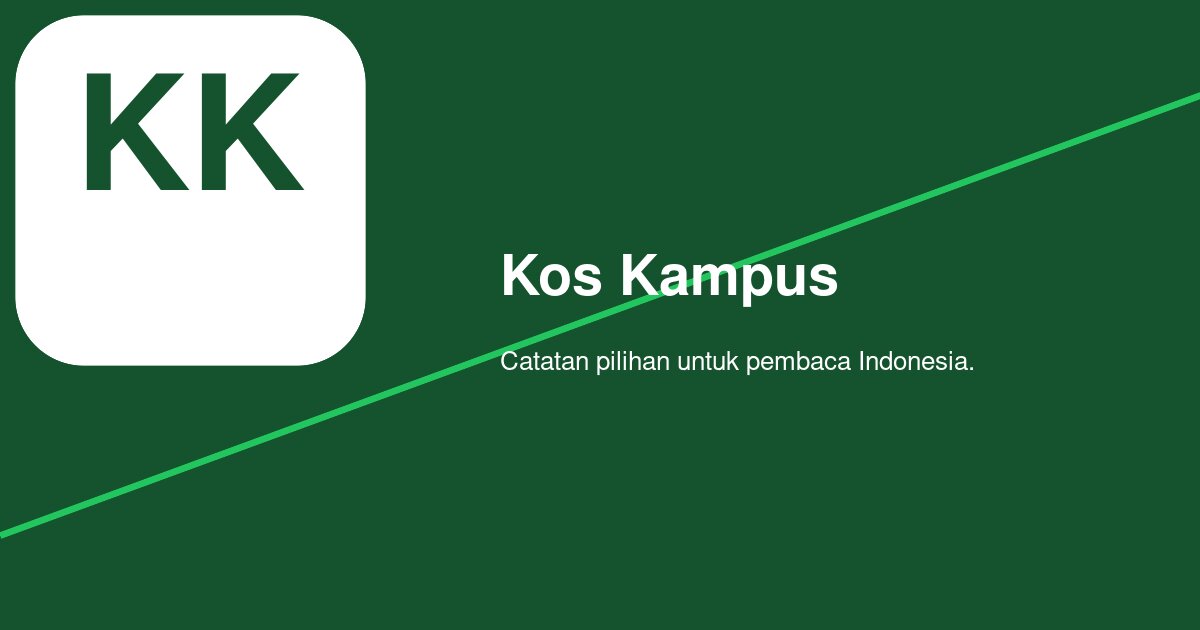 Kamar kos murah dengan fasilitas sederhana di dekat kampus
